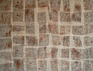 Titel: Lazarettboden, Technik: Pigmentvlies auf Leinwand, Format: 140x100 cm